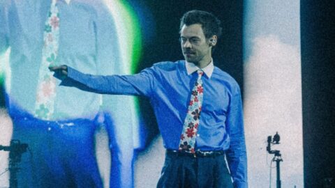 AMSTERDAM, NETHERLANDS - MAY 16: (EXCLUSIVE COVERAGE) (EDITORIAL USE ONLY. NO STANDALONE PUBLICATION USE (NO SPECIAL INTEREST OR SINGLE ARTIST PUBLICATION USE; NO BOOK USE)) Harry Styles performs on stage during his Together, Together Tour at Johan Cruijff Arena on May 16, 2026 in Amsterdam, Netherlands. (Photo by Anthony Pham/Getty Images for HS)