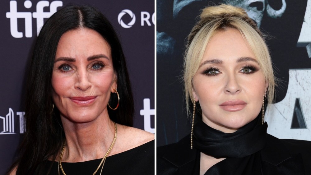 Courteney Cox; Hayden Panettiere