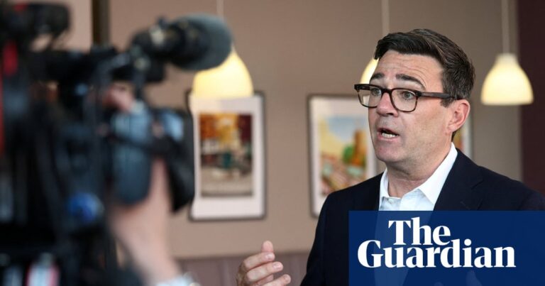 Andy Burnham speaking to the media