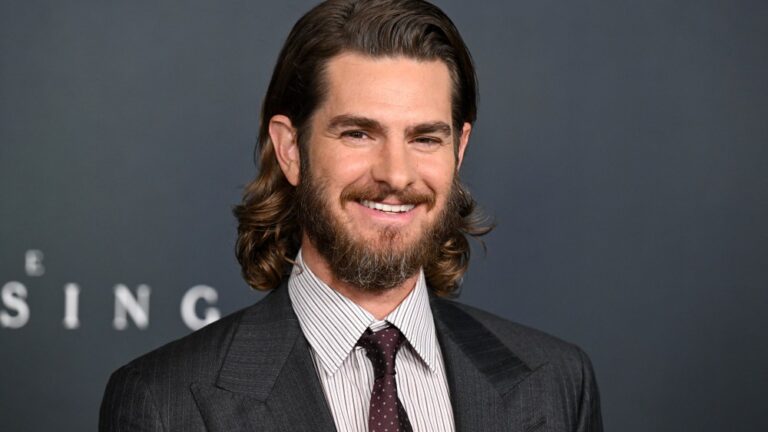 Andrew Garfield at "The Uprising" Los Angeles Premiere held at DGA Theater on September 02, 2026 in Los Angeles, California. (Photo by Gilbert Flores/Variety via Getty Images)
