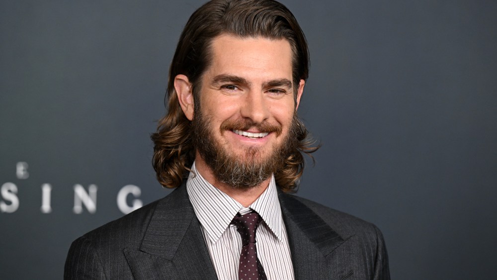 Andrew Garfield at "The Uprising" Los Angeles Premiere held at DGA Theater on September 02, 2026 in Los Angeles, California. (Photo by Gilbert Flores/Variety via Getty Images)